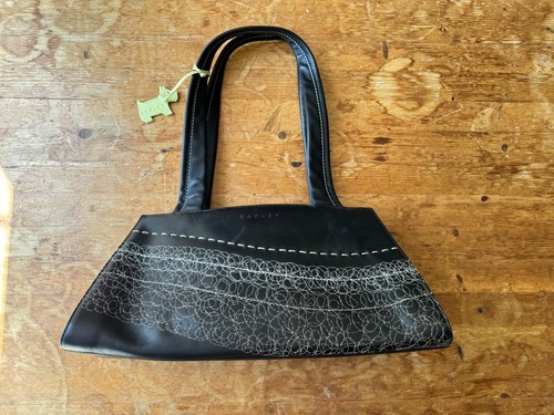 Radley black leather handbag - radley,