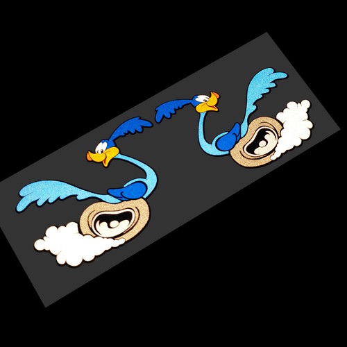 Road runner reflective - road,