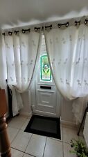 Curtains Cream Voile Over Lining Eyelet 115cm X 226cm