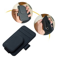 1Pc Car Sun Visor Leather