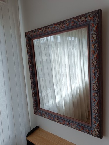Stunning ornate wall mirror - wall, |