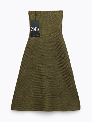 Zara green knit - green, skater