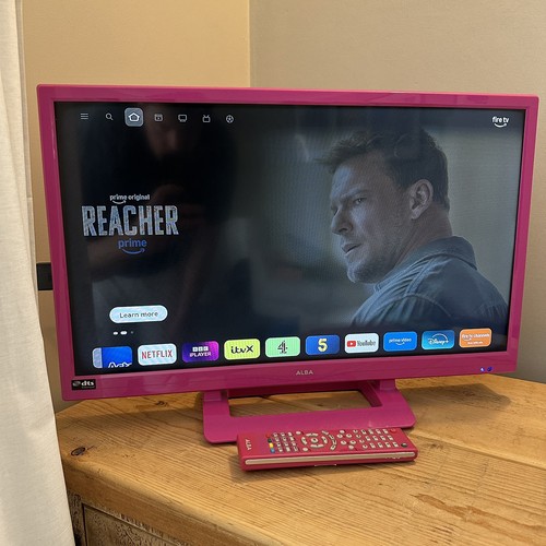 Alba inch pink dvd - 24-inch,