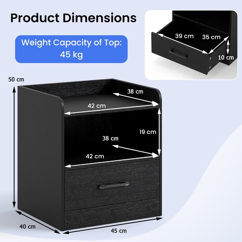 Small nightstand with drawer - nightstand,