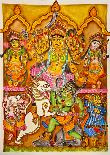 Hindu goddess durga - goddess, original