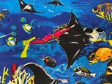 SHAMASH SONS FABRIC~Blue Ocean
