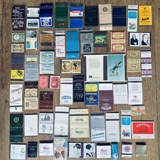 Assorted Vintage MatchBoxes Matchbooks 55 pcs | USA Travel Holiday Matches RARE