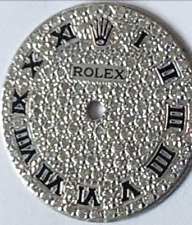 Rolex Date/Datejust 31mm Lady, Paved Diamond Dial. Roman Numerals - Beautiful