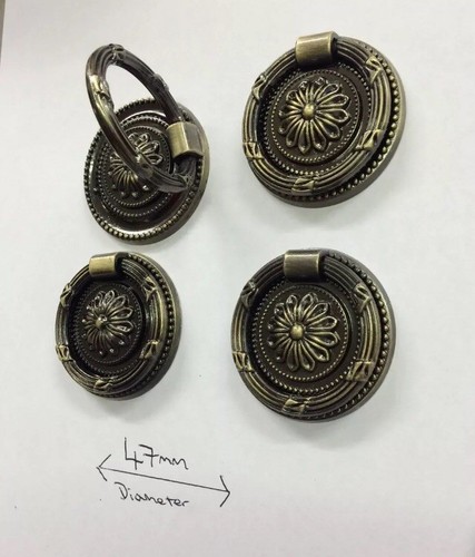 Drawer handles round - 4x, draw