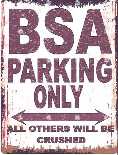 Bsa metal parking - metal,