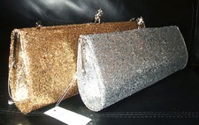 PRIMARK GOLD GLITTER DIAMANTE