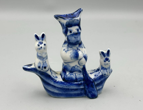 Gzhel porcelain made - porcelain, russia