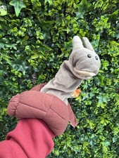 Vintage Folktails Folkmanis Furry Folk Plush Hand Puppet Snail unique soft toy 