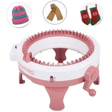 48 Needle DIY Hand Knitting Machine Loom Scarf Hat Kids Tools Fun Knitting Gift