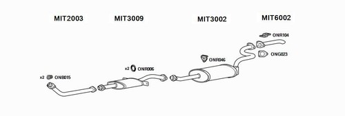 Euroflo exhaust system - exhaust, for