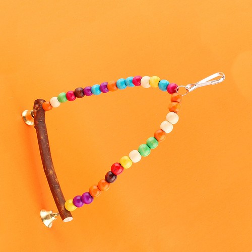 Wooden bead swing - stand, toy