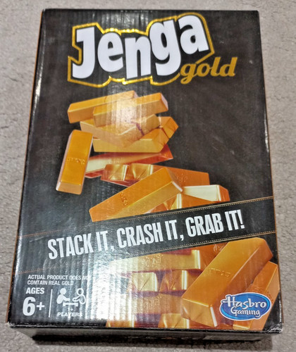 Jenga gold hasbro from 2015 - by,