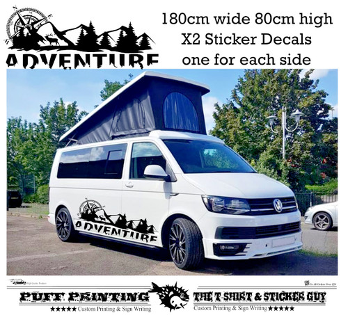 Car stickers mountains truck - stickers,