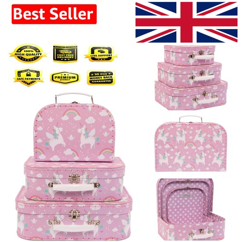 Rainbow unicorn suitcases - suitcases,
