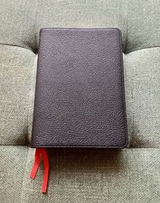 KJV Cambridge Cameo Bible Black Goatskin with Box, Red Letter Edition