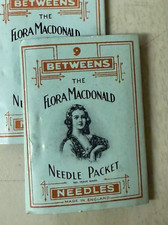 1 Pack of Number  9 Abel Morral's FLORA MACDONALD Vintage Needles & packet 