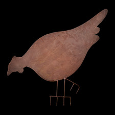 Rusty Metal Plant Support