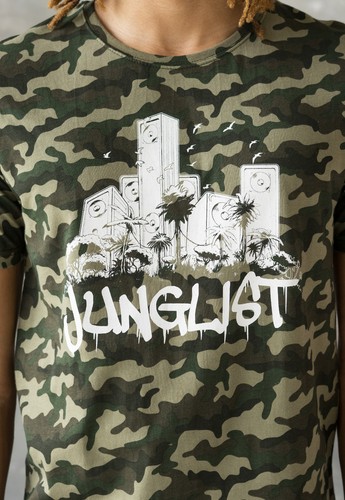 Junglist camo shirt - t,