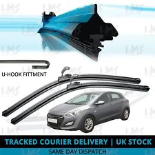 For Hyundai i30 2012-2017 Front Windscreen 26" 14" Flat Aero Wiper Blades Set