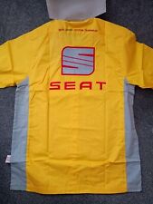Vintage SEAT Sport Rally Touring Car Shirt Leon Jason Plato WRC BTCC Official