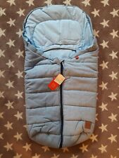 NEW Kaiser Anny Melange Footmuff Wrap - 0-12m Blue - Car Seat Size 0 Bag 65333