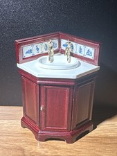 Dolls House Furniture Corner Sink Unit 1:12th Scale