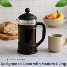 2-3 Cup Cafetiere Black French