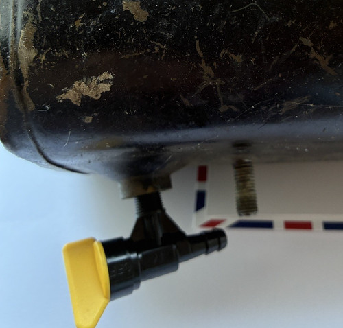 Fuel tap for outboard engine - outboard,