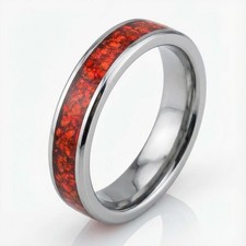 Ruby ring silver - ring,, tungsten