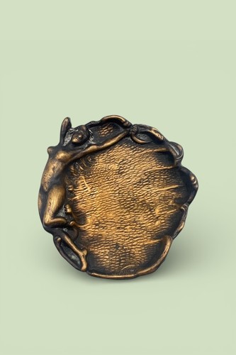 Art nouveau naked woman figure - art,