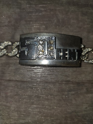 Men silver curb chain - men’s,