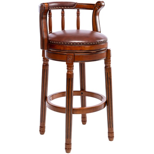 Cow top leather wood bar - 1x,