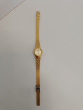  Lorus V810-X045 Japan S110 Ladies Gold Tone Quartz Watch 