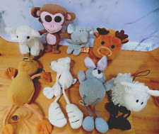 8 ANIMAL SOFT TOY HANGING