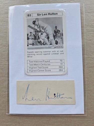 Len hutton yorkshire - len,