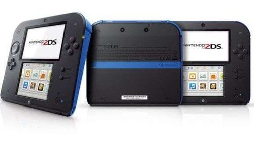 Nintendo 2ds blue black - nintendo,