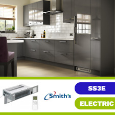 Smiths SS3E Electric Kitchen Plinth Heater Stainless Steel Space Saver Kickspace