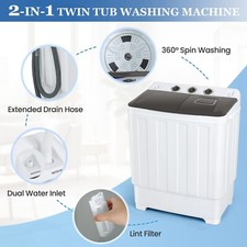 30Lbs Washing Machine 2 In 1