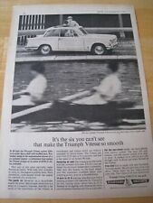 TRIUMPH VITESSE STANDARD BOAT RACE 1964 POSTER ADVERT READY FRAME SIZE A4 FILE V