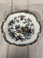 Ironstone china patent plate, width 10.5 inches height 9.5 inches