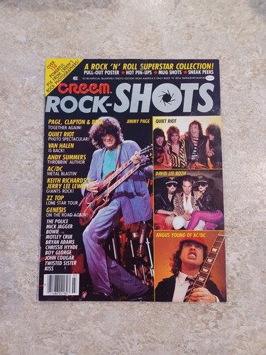 Creem rock shots magazine - rock,
