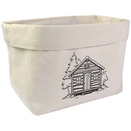 Large log cabin canvas - large, 'log