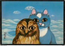 Postcard - Animals - Cats -