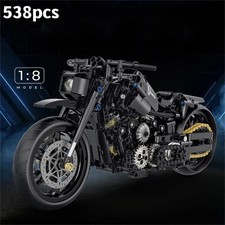 538Pcs Classic Motorbike