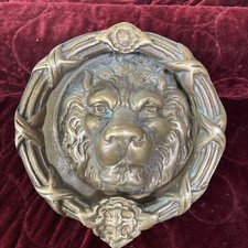 Huge Antique Solid Brass Front